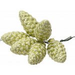 KAEMINGK Vánoční skleněná přízdoba šišky k dekorování 1ks, 3cm - Světle zelené – Hledejceny.cz