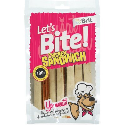 Brit Let's Bite! Chicken Sandwich 80 g – Zboží Mobilmania