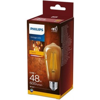 Philips E27 LED žárovka , 5,5W, 600lm, 2500K