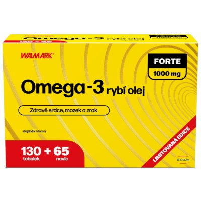 Walmark Walmark Omega-3 Forte 1000 mg limitovaná edice 2024 130 + 65 tobolek – Hledejceny.cz