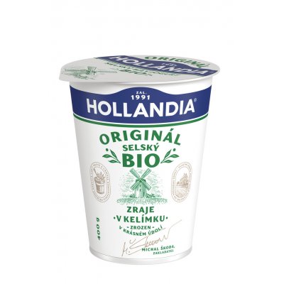 Hollandia Bio selský jogurt bílý 400 g – Zboží Dáma