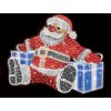 Vánoční osvětlení Polamp POL-0973M 3D dekorace Santa s dárky 170 x 200 cm