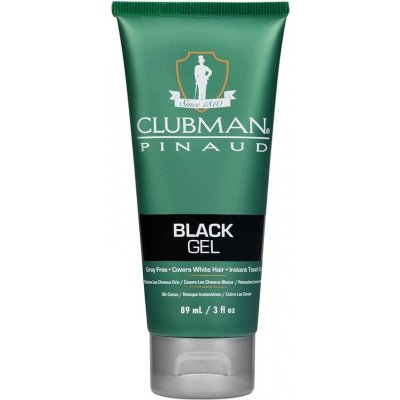 Clubman Barva na vlasy a vousy Pinaud Black gel černá 89 ml – Zboží Mobilmania