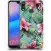 Pouzdro a kryt na mobilní telefon Huawei Picasee silikonové Huawei P20 Lite - Hawaii čiré