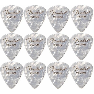 Fender 351 Shape Premium M 12 White Moto Trsátko – Sleviste.cz