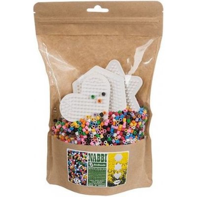 Zažehlovací korálky a podložky BIO Nabbi bio sada (5000+3ks) – Zboží Mobilmania