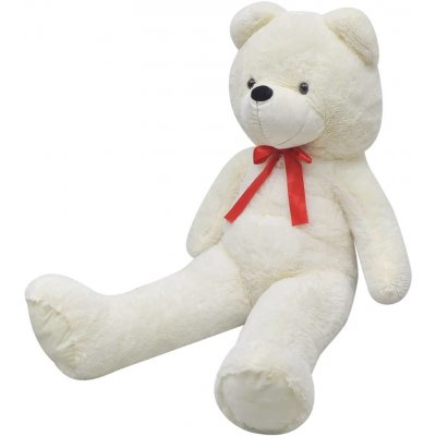 zahrada-XL XXL měkký medvídek na hraní bílý 135 cm
