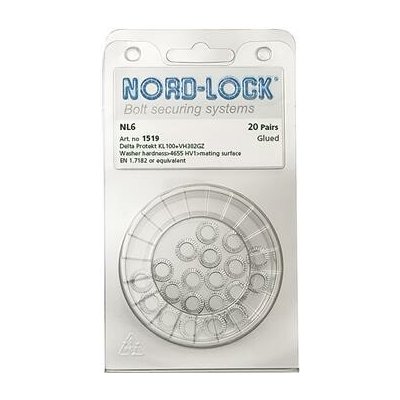 NORD-LOCK klínové pojistné podložky NL 6 se zinkovou vrstvou, blistr SB-20 – Hledejceny.cz