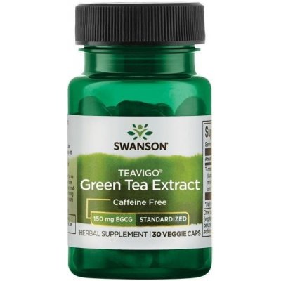 Swanson TEAVIGO Zelený Čaj Green Tea Extract 30 kapslí