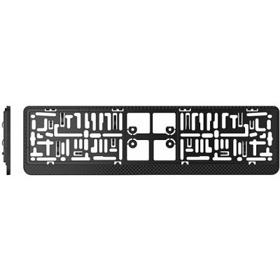 PREXIM Rámeček pod SPZ 3D carbon černý | Zboží Auto