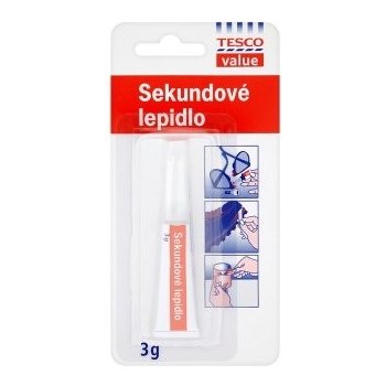 TESCO Value sekundové lepidlo 3g