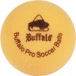 Míčky na stolní fotbal profi Buffalo 6 ks žluté