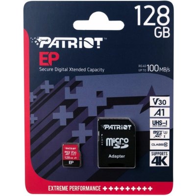 Patriot microSDXC class 10 128 GB PEF128GEP31MCX – Zbozi.Blesk.cz