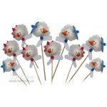 BD-TOVA Sněhulák v baretu - zápich 10 ks mix barev – Hledejceny.cz