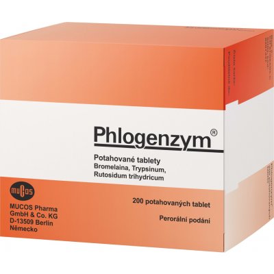 PHLOGENZYM 90MG/48MG/100MG TBL ENT 200 II – Zboží Mobilmania