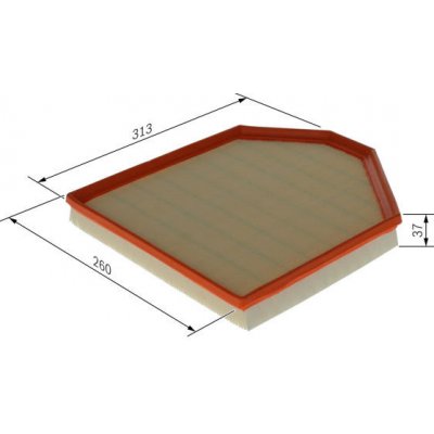 Vzduchový filtr BOSCH F 026 400 447 – Hledejceny.cz