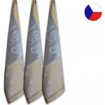 Sleep-well žakárové utěrky extra savé 50 x 70 cm ŠÁLKY HNĚDÉ 3 ks – Sleviste.cz