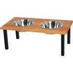 MA-NU Stojan na misky Black Middle L 58 x 30 x 22 cm – Zboží Mobilmania