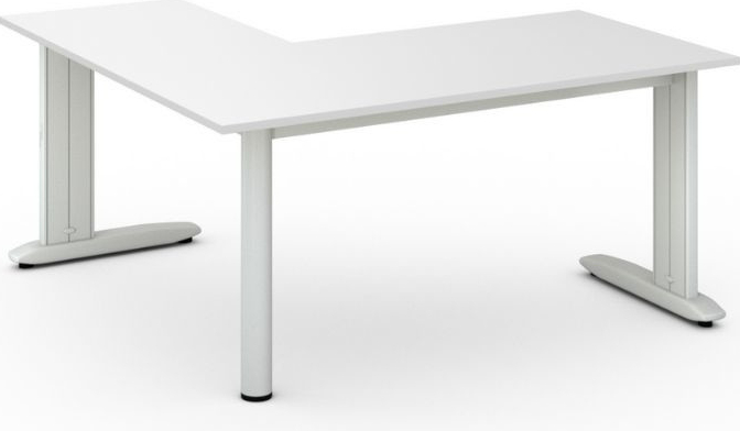 B2B Partner Rohový kancelářský psací stůl PRIMO FLEXIBLE L 1600 x 1600 mm  bílá od 6 350 Kč - Heureka.cz