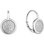 Pavona stříbrné náušnice visací se zirkony bílé kulaté 11454.1 – Zboží Mobilmania