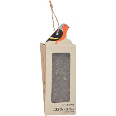 Esschert Design krmítko pro ptáky "BEST FOR BIRDS" závěsné se semínky slunečnice, 4 kusy – Zboží Mobilmania