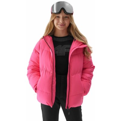 4F Jacket JAW23TTJAF293-55N Hot Pink Neon – Zboží Dáma