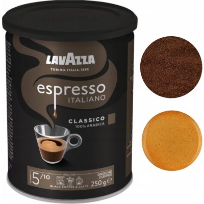 Lavazza mletá Espresso Italiano Classico dóza 250 g – Sleviste.cz
