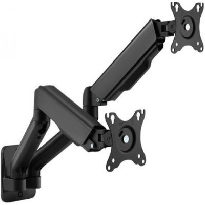 BRATECK Držák monitoru Brateck LDA32-114E dvě ramena vedle sebe mechanická pružina nástěnný BRLDA32114E – Sleviste.cz