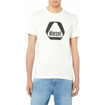 Diesel tričko T-DIEGOR-G10 T-SHIRT bílá – Zbozi.Blesk.cz