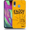 Pouzdro a kryt na mobilní telefon Samsung Pouzdro Picasee silikonové Samsung Galaxy A40 A405F - Enjoy čiré