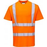 Portwest Reflexní tričko s krátkým rukávem Comfort plus Hi-Vis oranžové 96271 – Zboží Mobilmania