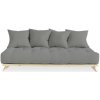 Pohovka Sofa Senza by Karup 90*200 cm natural + futon grey 746