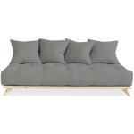 Sofa Senza by Karup 90*200 cm natural + futon grey 746 – Sleviste.cz