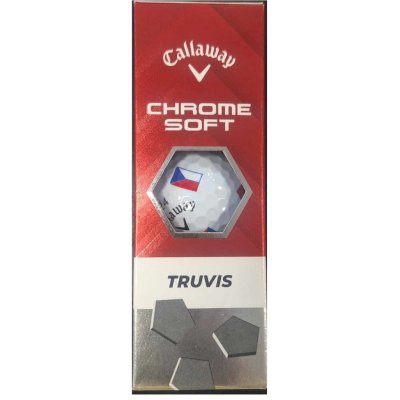 Callaway Chrome Soft 24 Truvis logo flag ČR 3 ks – Zbozi.Blesk.cz