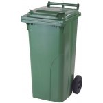 Meva popelnice s víkem, plastová, zelená, 120 l MT0004-2 – Hledejceny.cz