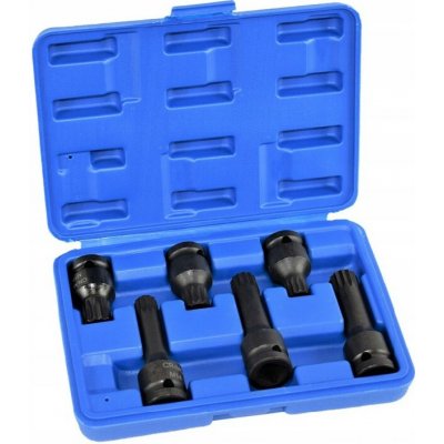 VORFAL Sada rázových SPLINE hlavic M14, M16, M18 – 6 dílů (VAG, Porsche) s otvorem | Zboží Auto