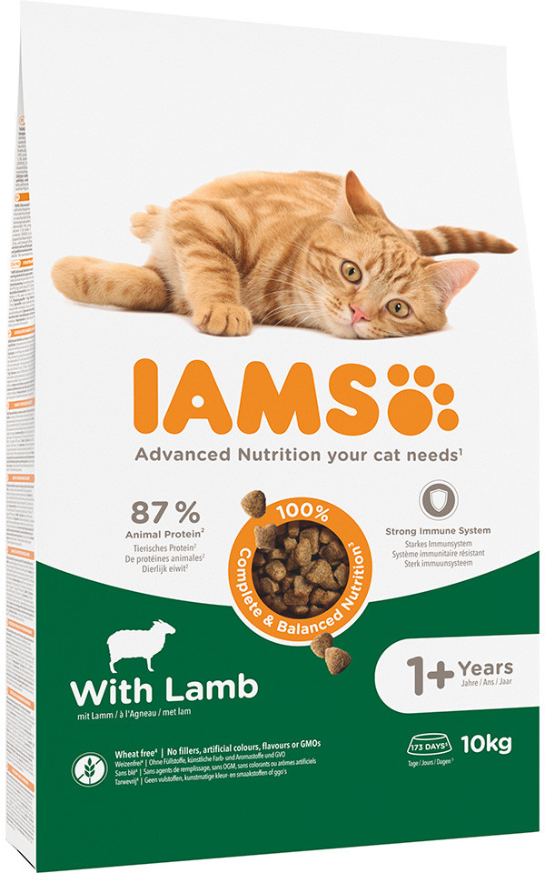 IAMS Advanced Nutrition Adult Cat s jehněčím 10 kg