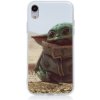 Pouzdro a kryt na mobilní telefon Apple AppleMix STAR WARS Apple iPhone Xr - gumové - Mandalorian / Baby Yoda