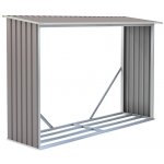 Rojaplast dřevník 242x75 cm WC-B taupe – Zboží Dáma