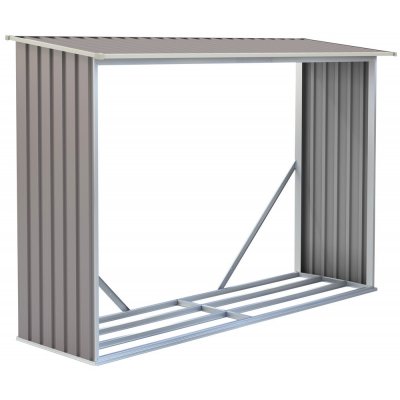 Rojaplast dřevník 242x75 cm WC-B taupe – Zboží Dáma