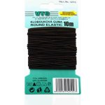 VTC Klobouková guma 1,2 mm - na kartě tmavě hnědá – Zboží Dáma