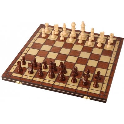 ČistéDřevo Dřevěné magnetické šachy 49 x 49 cm – Zboží Živě