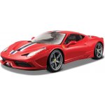 Bburago Ferrari 458 Spider Hotwheels červená 1:18 – Sleviste.cz