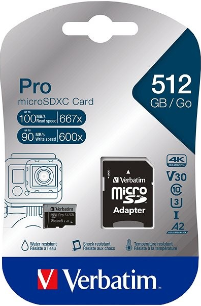 Verbatim MicroSDXC 512 GB 47046