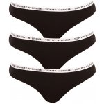 Tommy Hilfiger 3PACK dámská tanga UW0UW02829 0R7 černá – Zbozi.Blesk.cz