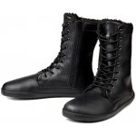 Ahinsa shoes Barefoot zimní vysoké boty Ahinsa Jaya zip černé – Hledejceny.cz