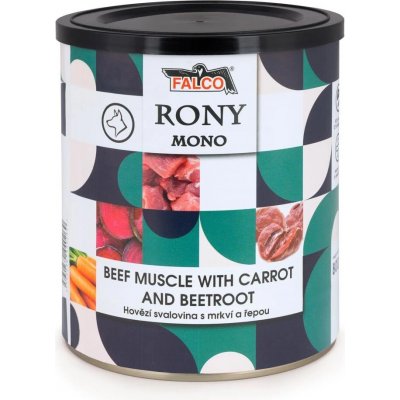 Rony Mono hovězí svalovina s mrkví a řepou 800 g – Sleviste.cz