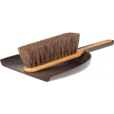 Iris Hantverk Lopatka se smetákem z koňských žíní tmavě šedá buk bioplast – Zboží Mobilmania