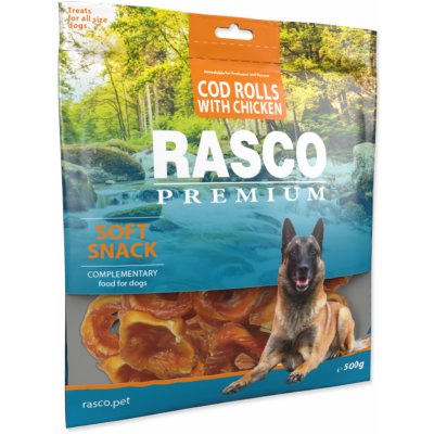 RASCO Premium tresčí rolky obalené kuřecím masem 500 g