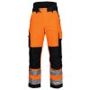 Pracovní oděv Projob 6514 PRACOVNÍ KALHOTYEXTRA VIDITELNOST EN ISO 20471 Oranžová/černá